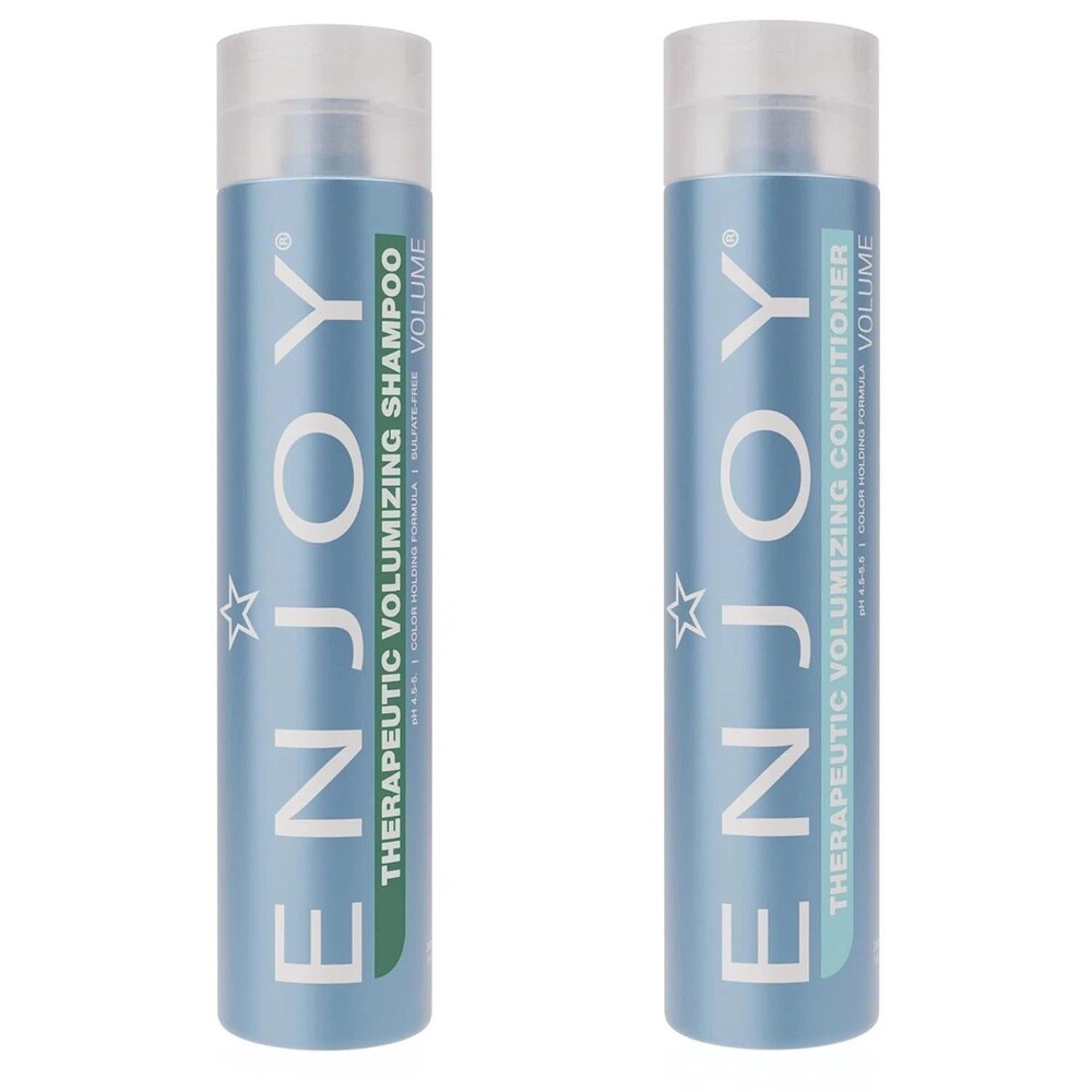 Enjoy Therapeutic Volumizing Sulfate Free Shampoo & Conditioner 10 oz Duo